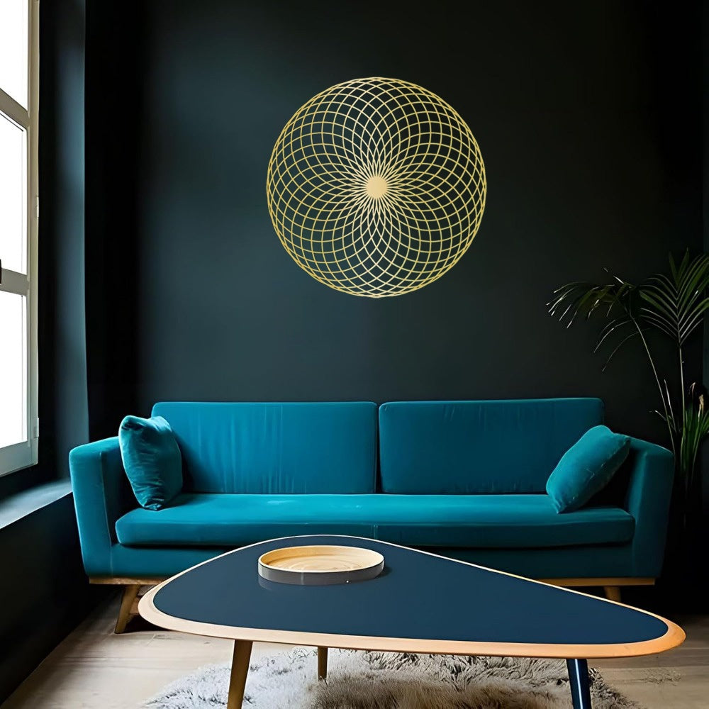 Sacred Geometry Metal Wall Art