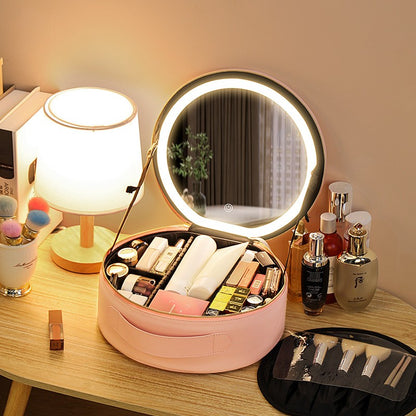 LED Makeup Mirror Bag