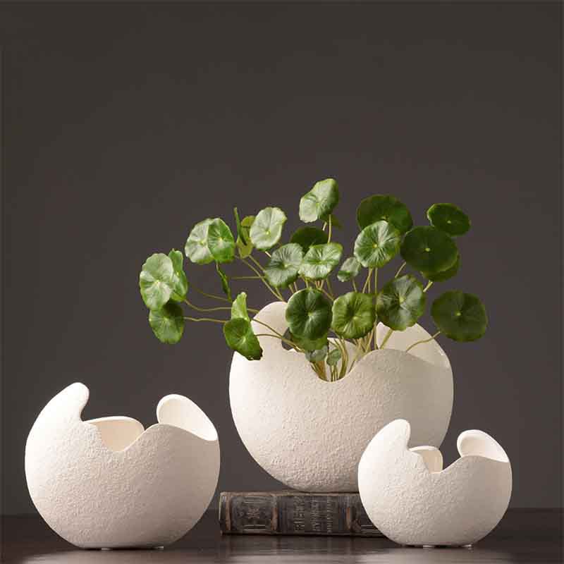 Modern White Decor Vase