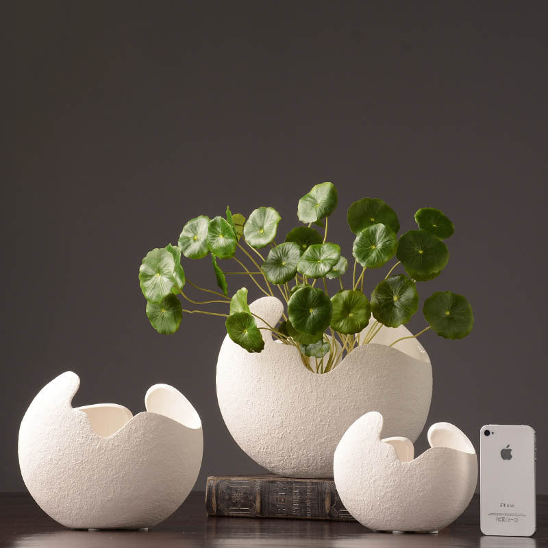 Modern White Decor Vase