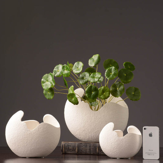 Modern White Decor Vase