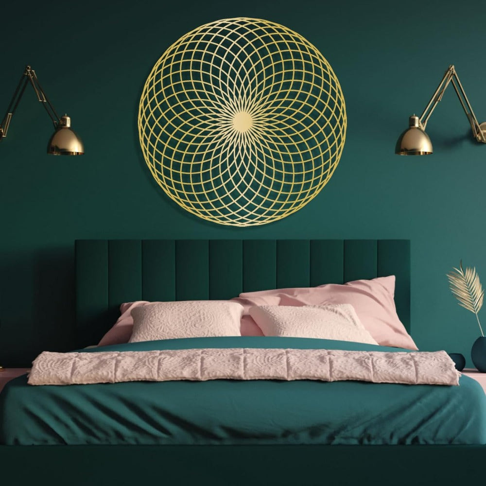 Sacred Geometry Metal Wall Art