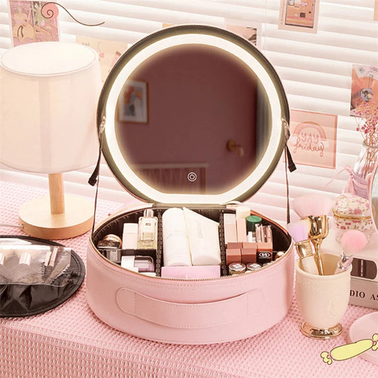 LED Makeup Mirror Bag