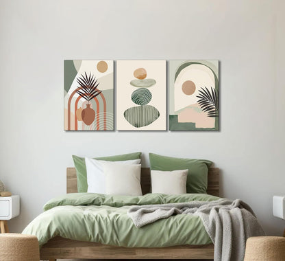 Boho Canvas Wall Art Set