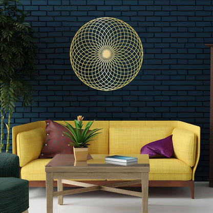 Sacred Geometry Metal Wall Art