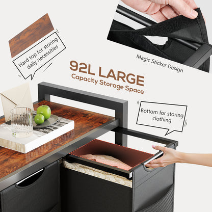 Rolling Laundry Sorter Hamper