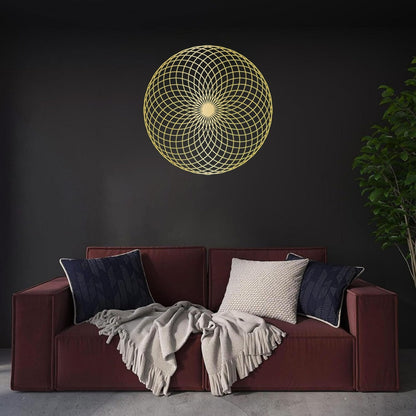 Sacred Geometry Metal Wall Art