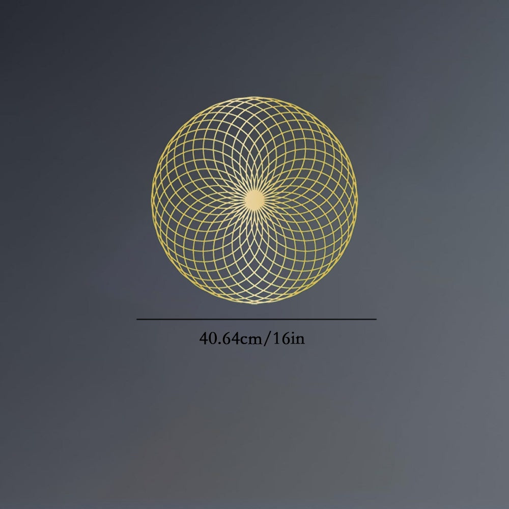 Sacred Geometry Metal Wall Art