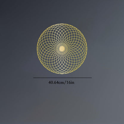 Sacred Geometry Metal Wall Art