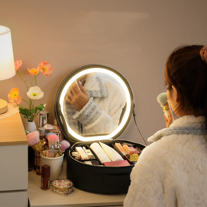 LED Makeup Mirror Bag