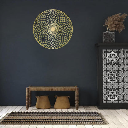 Sacred Geometry Metal Wall Art
