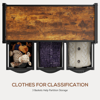 Rolling Laundry Sorter Hamper