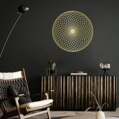 Sacred Geometry Metal Wall Art