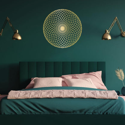 Sacred Geometry Metal Wall Art